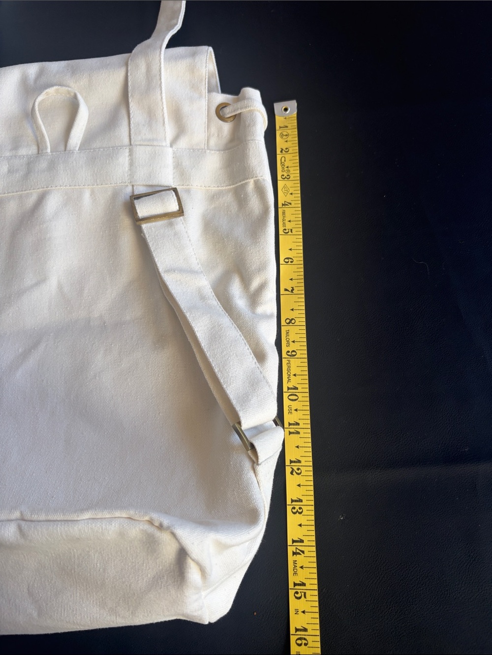 LAUDE the Label Organic Cotton Convertible Backpack Bag - Like New - Picture 8 of 10